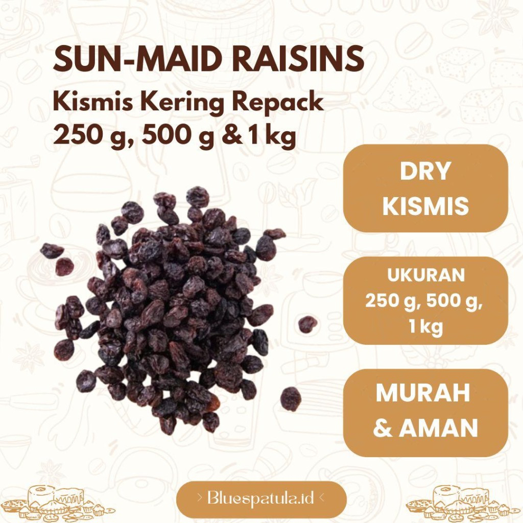 Jual SUN-MAID Raisins / Kismis Kering / Dry Raisins | Shopee Indonesia