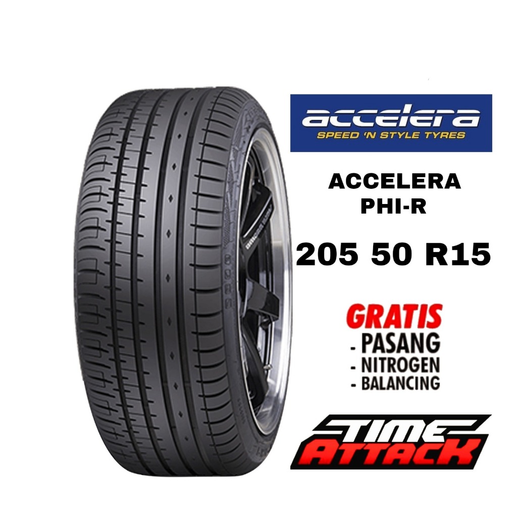 Jual Ban Mobil 205 50 Ring 15 Merk Accelera PHI-R Ban Mobil R15 - TIME ...