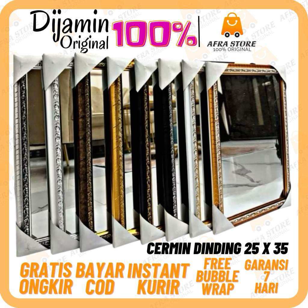 Jual Cermin Kaca dinding Fiber frame 25 x 35 (Khusus Instant) ANTI ...