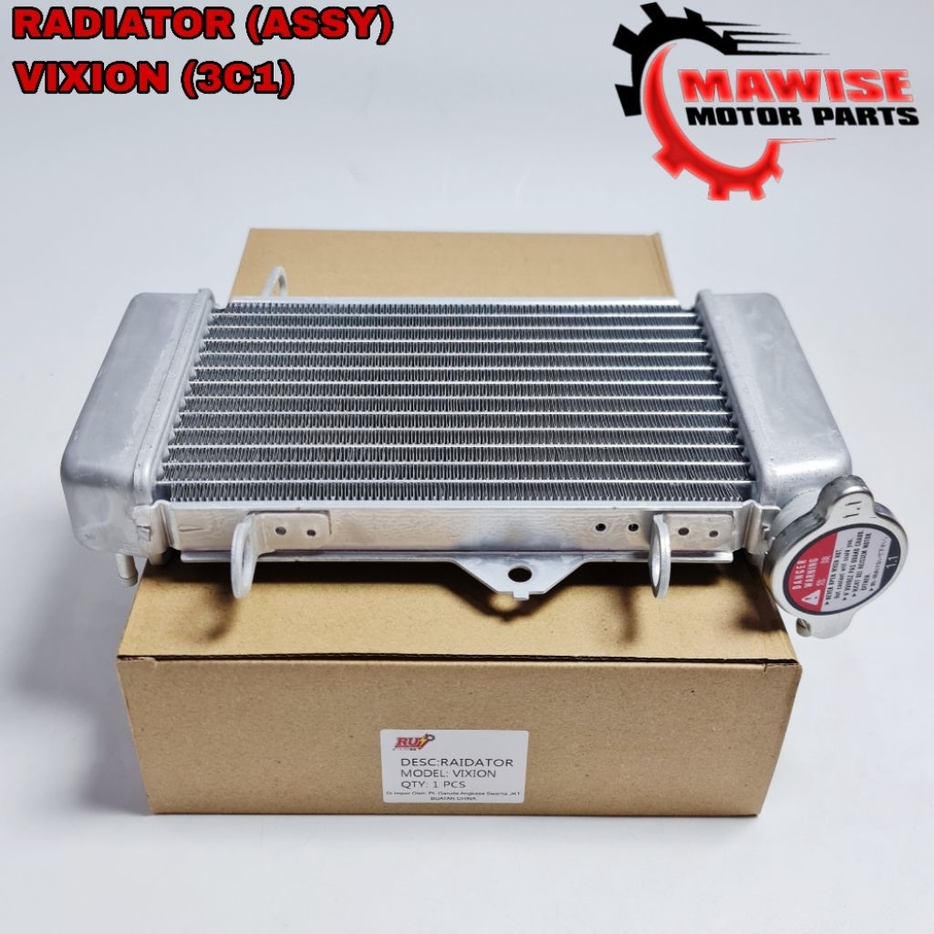 Jual RADIATOR ASSY VIXION 3C1 - RADIATOR 3C1 VIXION LAMA, VIXION NEW ...