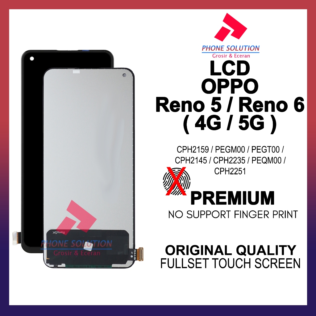 Jual Grosir LCD Reno 5 / LCD Reno 6 (4G/5G) - Finger Print Fullset ...