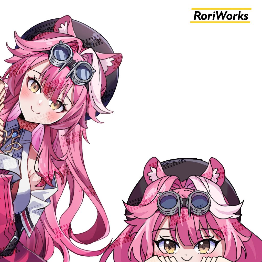 Jual Stiker Anime Intip - Raora Panthera | hololive | Shopee Indonesia