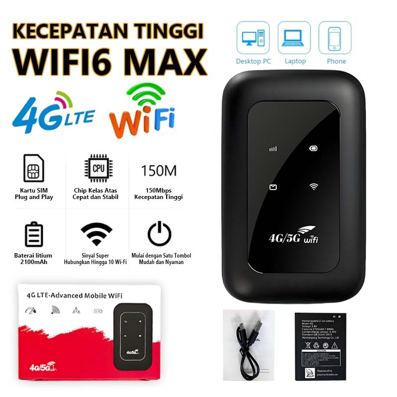 Jual IGG Pocket Wifi Router Nirkabel 4G/5G Mini Modem Wireless Router ...