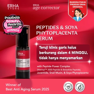 ERHA Age Corrector Serum – Peptides & Soya Phytoplacenta for Advanced Anti-Aging