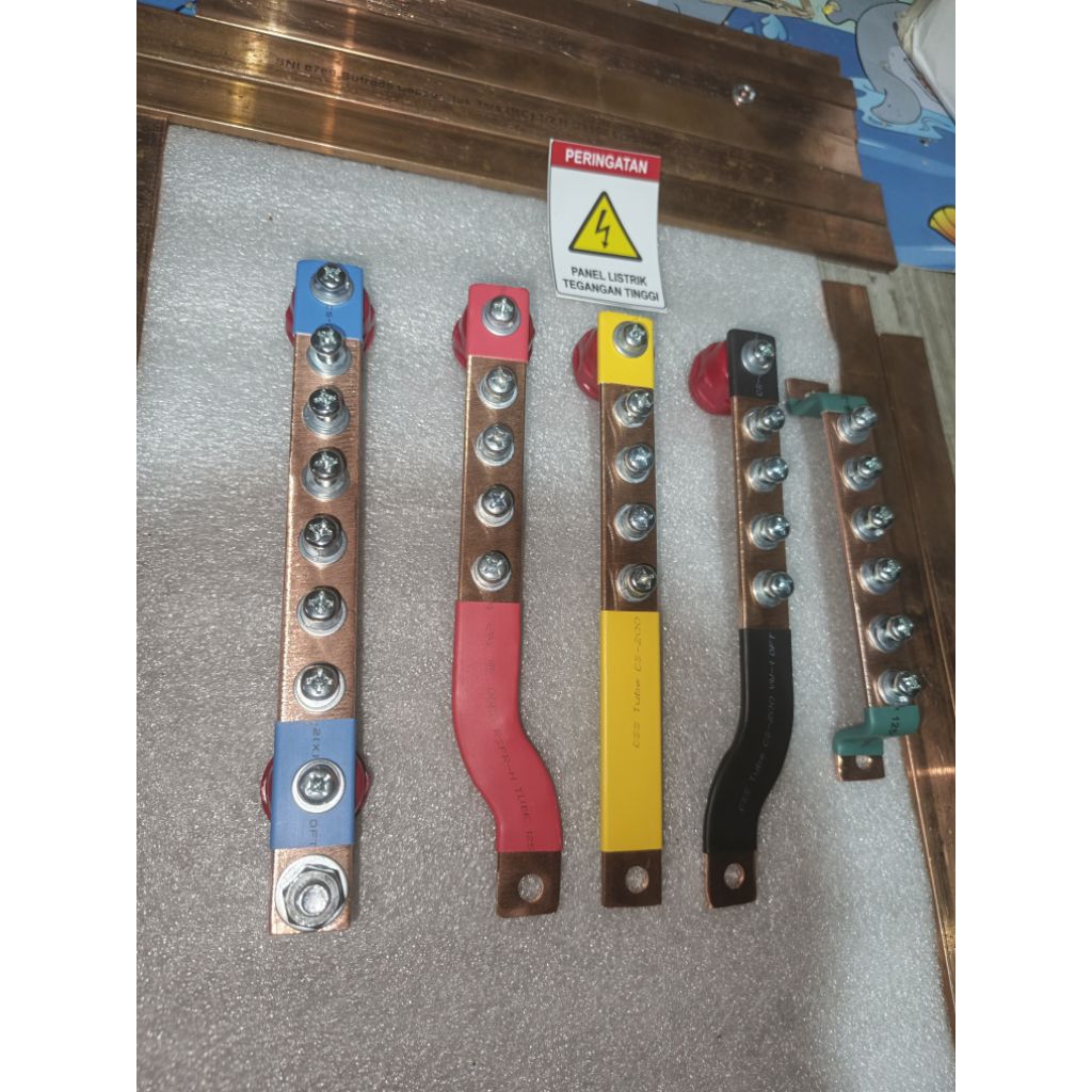 Jual BUSBAR 3×20 RSTN + GROUND PANJANG 20CM UNTUK MCCB 125A | Shopee ...