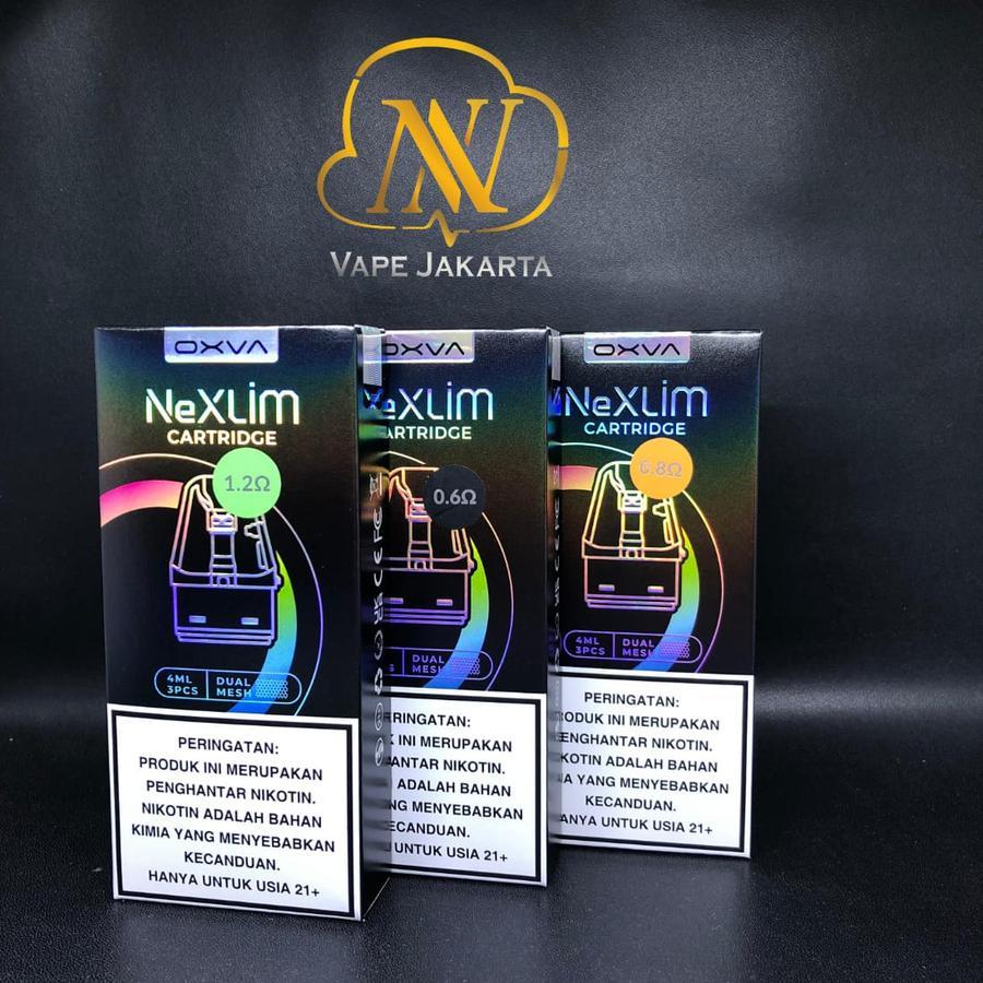 OXVA NeXLIM Cartridges 0,8 Ohm – 3er Pack, 4 Ml | Ersatz-Pods Für MTL/RDL Dampfen