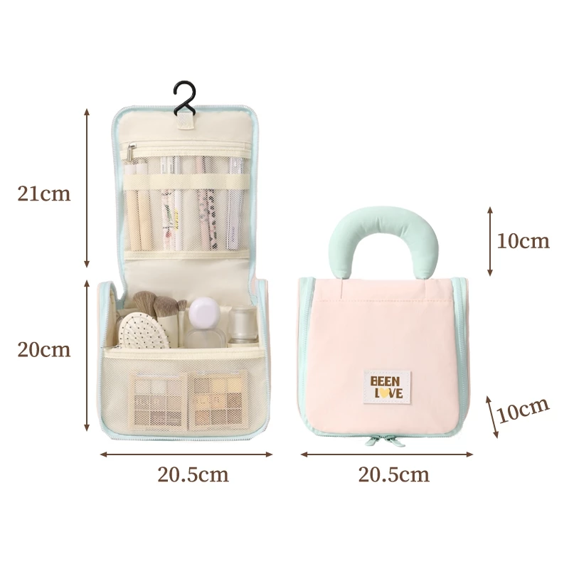 Tas Kosmetik Lipat Gantung - Kompartemen