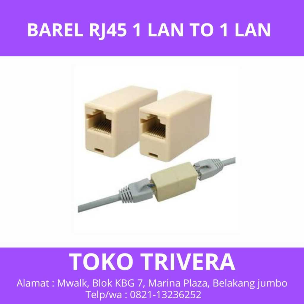 Jual BAREL RJ45 / BAREL LAN 1 TO 1 LAN | Shopee Indonesia
