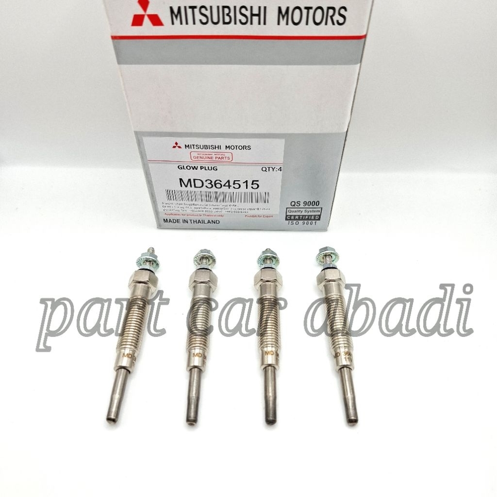 Jual Busi Pemanas Pijar Glow Plug Heater 1Set/4Pc Mitsubishi L300 L200 ...