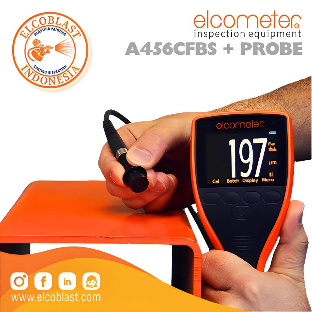 Jual Elcometer 456 Coating Thickness Separate Ferrous Gauge A456CFBS ...