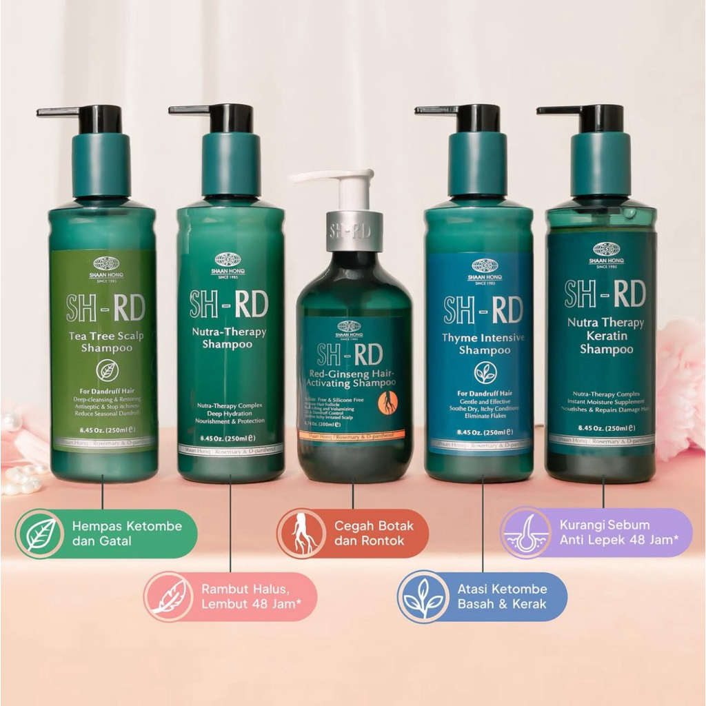 Jual SHRD - Red Ginseng Hair Activating | Thyme Intensive | Nutra ...