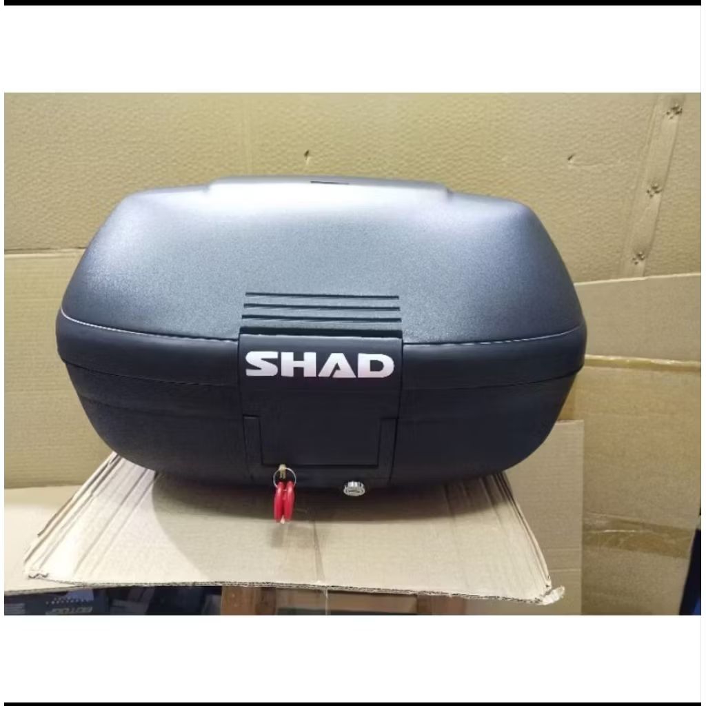 Jual BOX SHAD SH 42 / SH42 HITAM DOFF 2 HELM 42 LITER MANTAP Plus Base ...