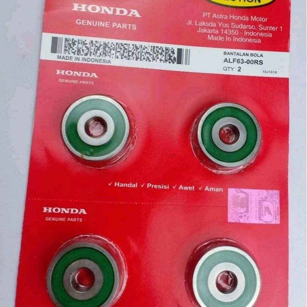 Jual Bearing Lahar Laher 6300 ALF63-00RS ISI 4 PCS untuk Semua Jenis ...