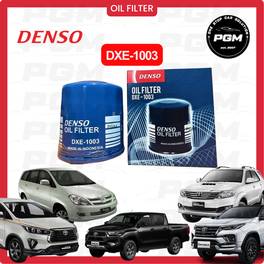 Jual Filter Oli Innova Fortuner Hilux Denso DXE-1003 | Shopee Indonesia