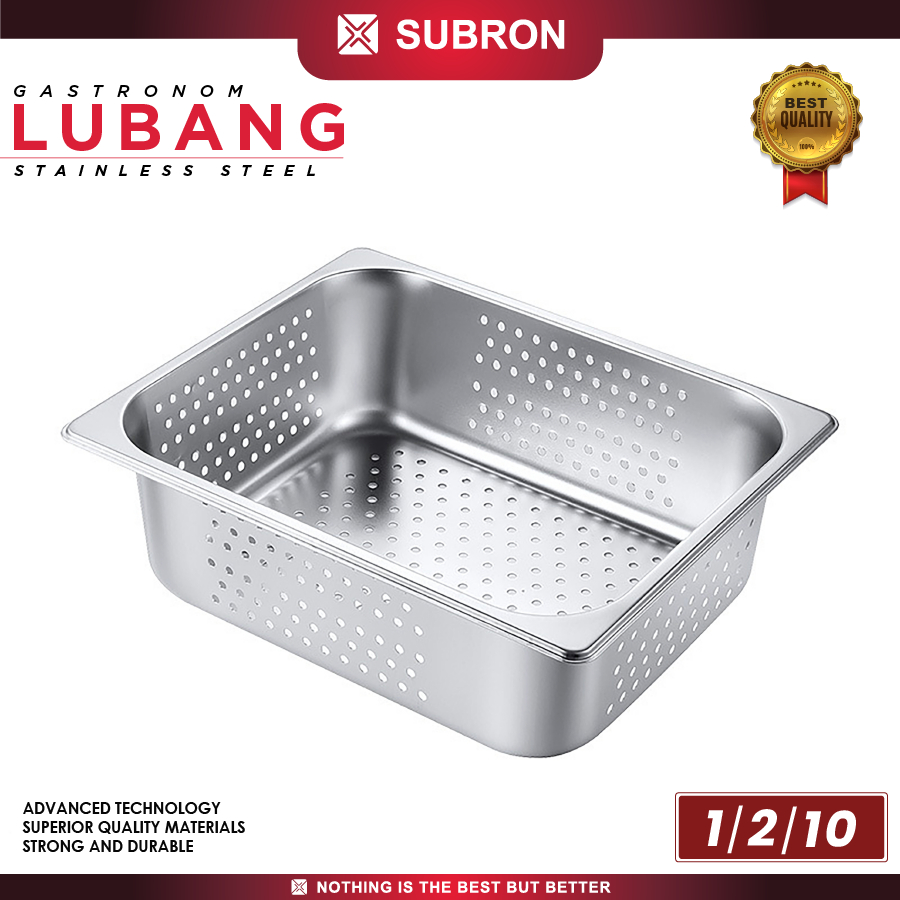 Jual SUBRON Food Pan Gastronom Perforasi Lubang 1/2 Kedalaman 10cm ...