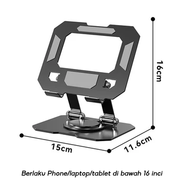 Stand Laptop Stand Penyangga Laptop Stand Holder Lipat Adjustable Anti Slip Untuk Laptop