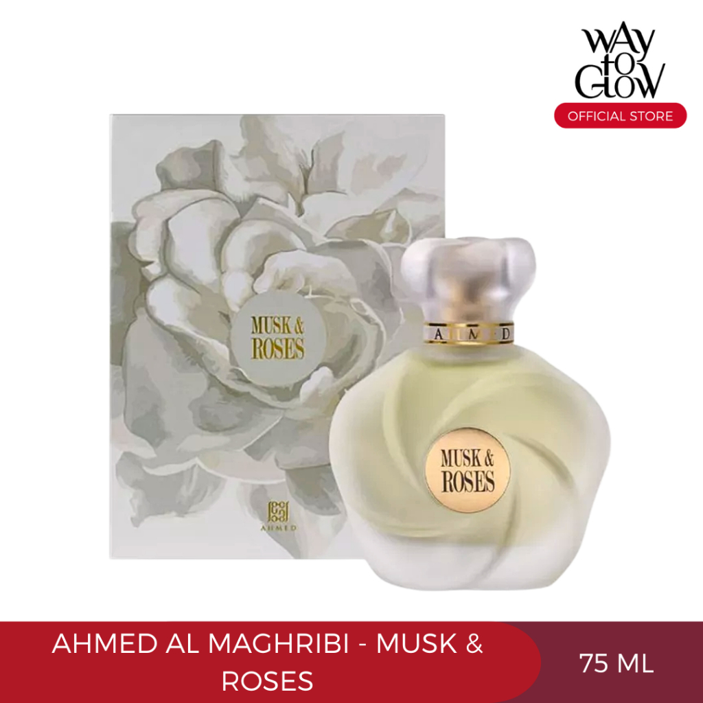 Jual Ahmed Al Maghribi Musk & Roses Extrait de Parfum 75ML | Shopee ...