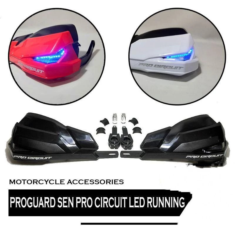 Jual Handguard Circuit Led 2 in 1 Proguard Trial New Model Universal ...