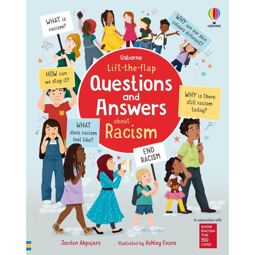 Jual Lift-the-flap Questions and Answers about Racism Usborne Hardcover ...