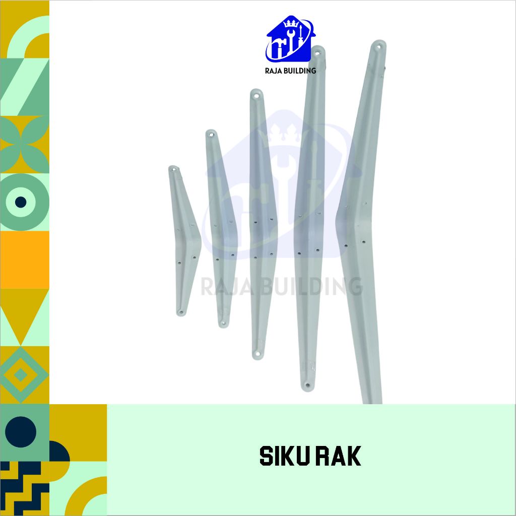 Jual SIKU RAK PUTIH /SIKU PENYANGGA RAK/BESI PENOPANG RAK/RAK SIKU ...