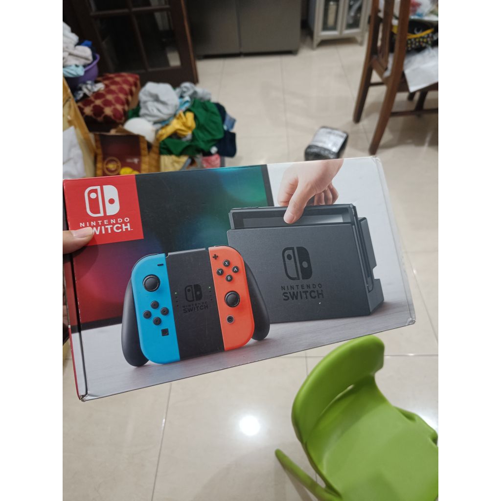 dus box nintendo switch v1 v2 dus aja) original bukan repro