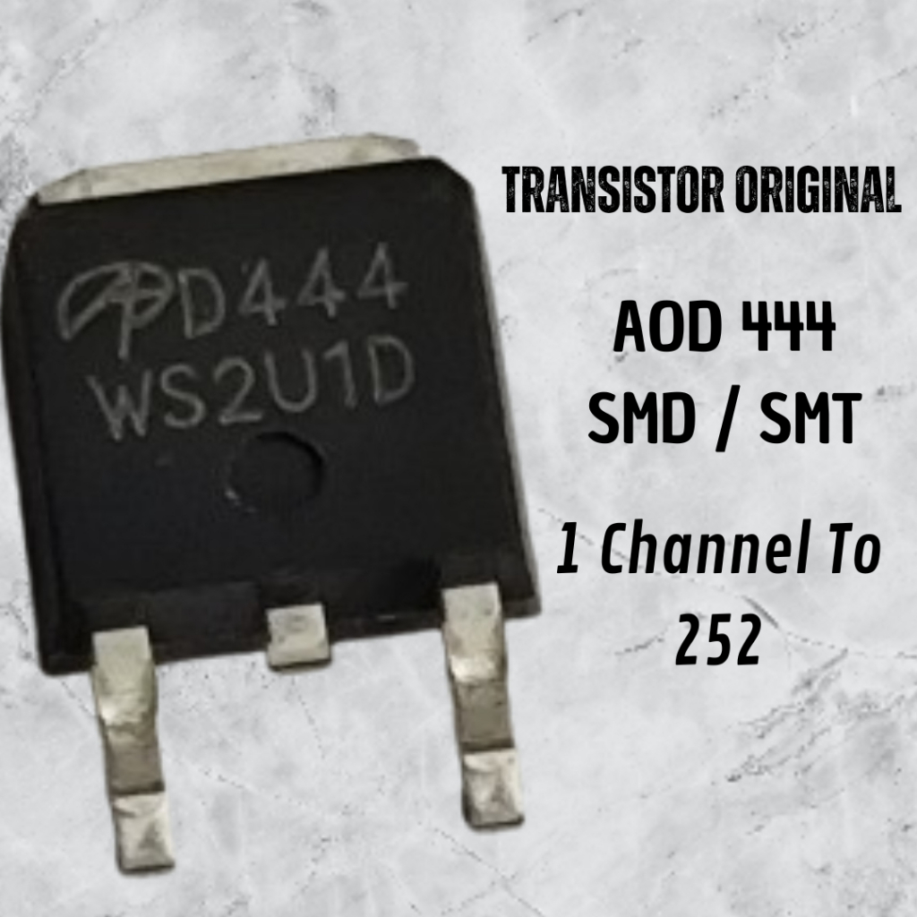 Jual ORIGINAL TRANSISTOR MOSFET AOD444 TO-252-2L 60V 20A Transistor ...