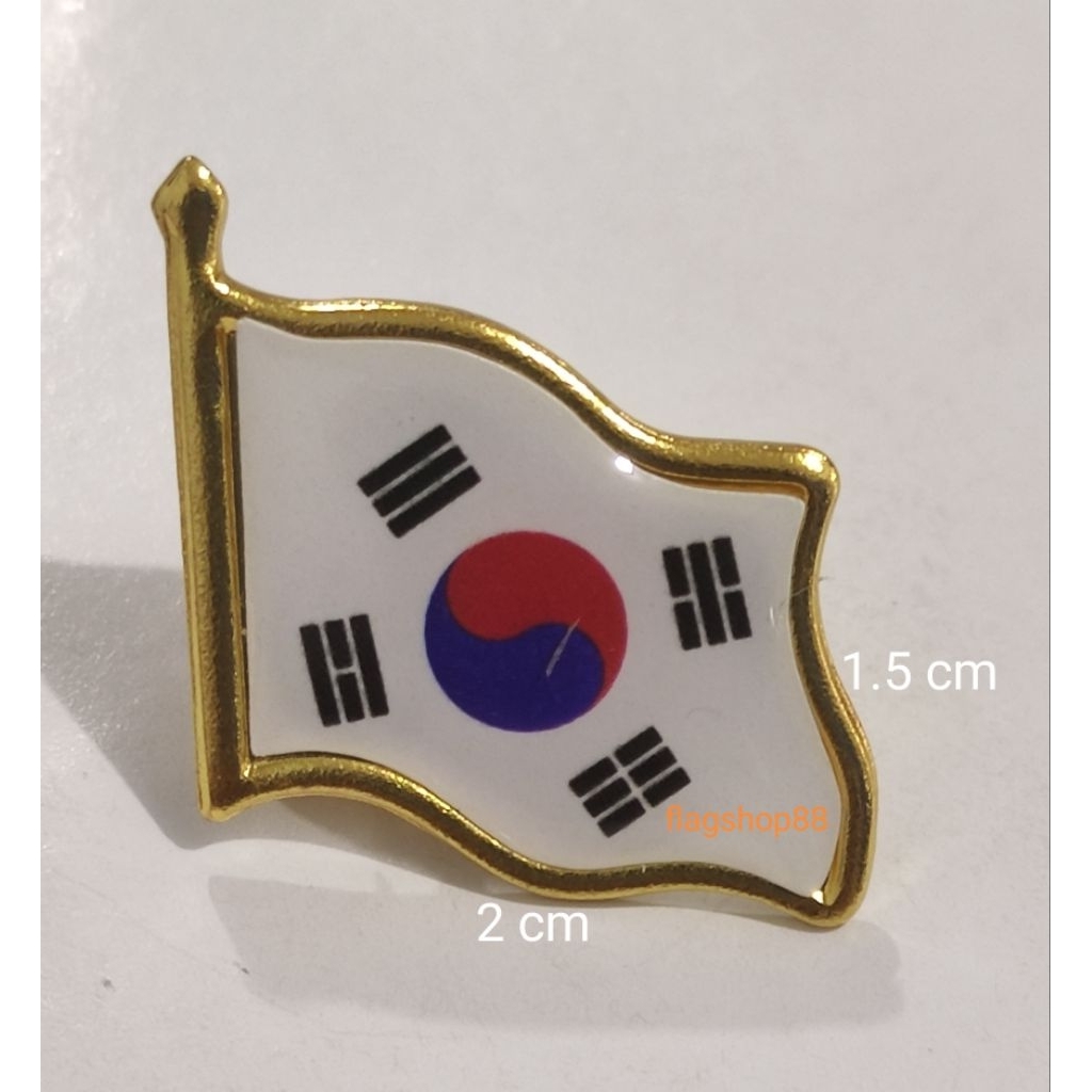 Jual Pin tusuk bendera negara KOREA SELATAN | Shopee Indonesia