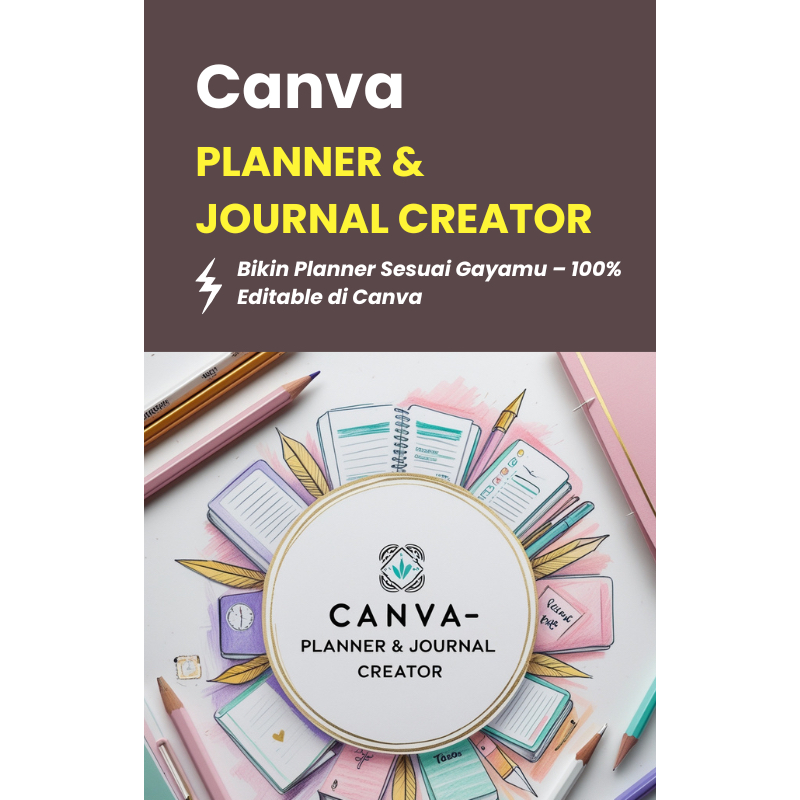 Jual TEMPLATE CANVA PLANNER & JOURNAL CREATOR - (CANVA EDITABLE ...