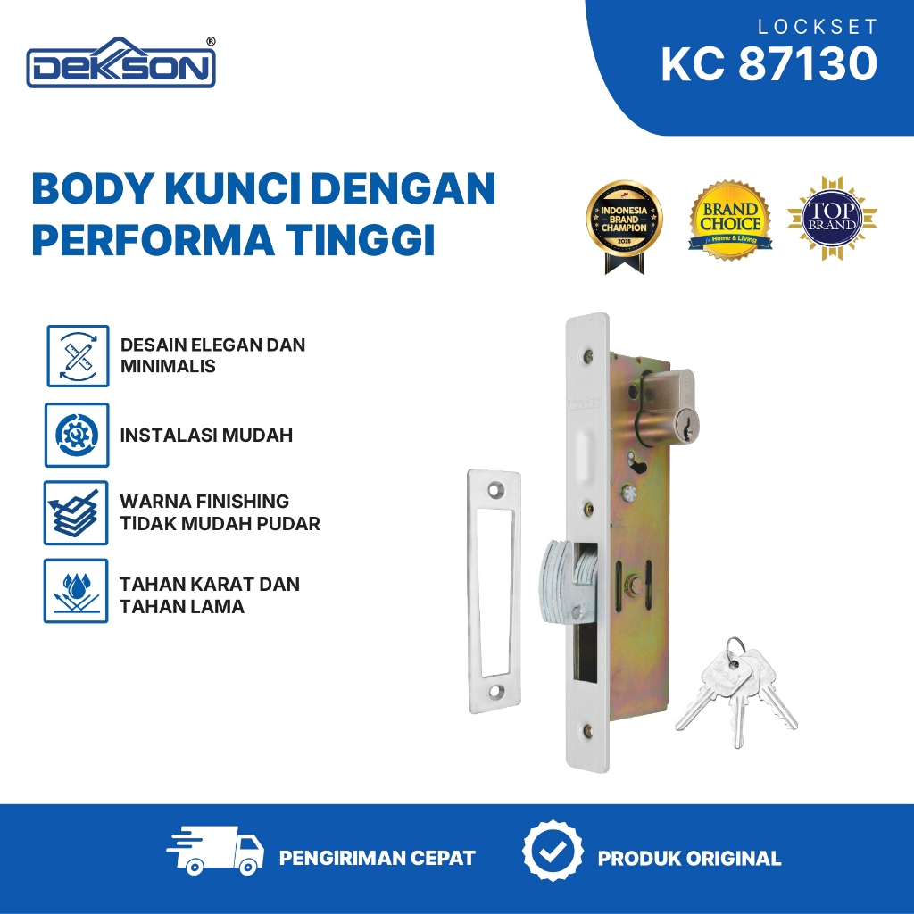 Jual DEKKSON Sliding Lock Kunci Pintu Geser Alumunium KC 87130 | Shopee ...