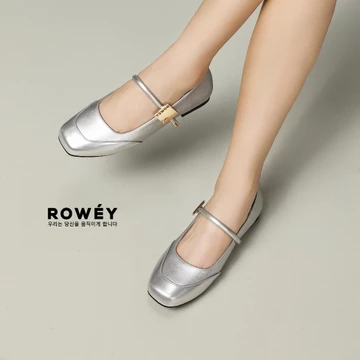 Rowey Sepatu Wanita Flat Shoes Korea Sepatu Mewah Azuki
