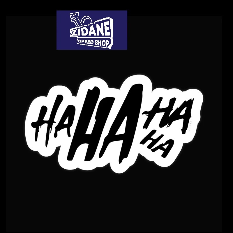 Jual Sticker Hahahaha Viral Ketawa Stiker Cutting | Shopee Indonesia