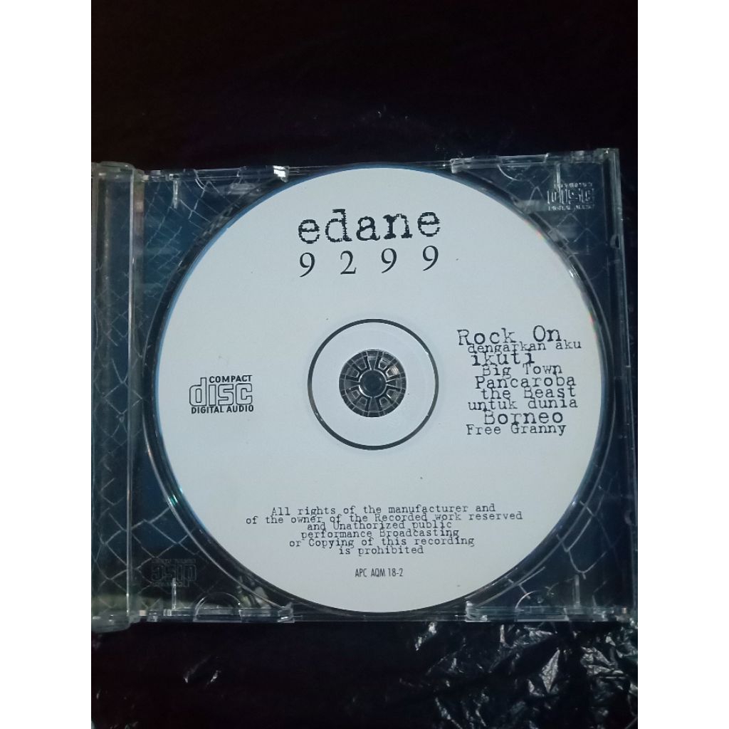 Jual CD Edane - Album 9299 (Mulus) | Shopee Indonesia