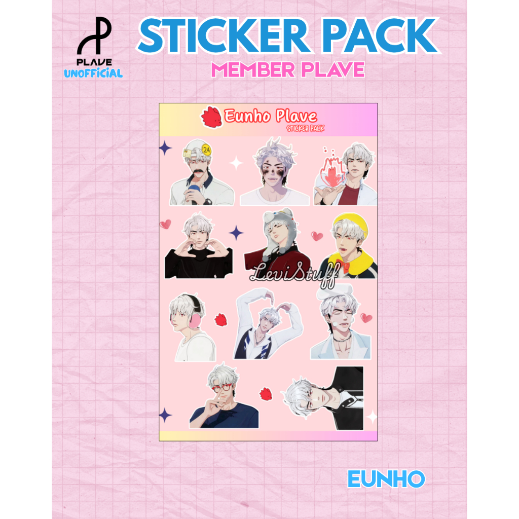 Jual Plave Sticker Pack isi 11 pcs Uncut Unofficial | Shopee Indonesia
