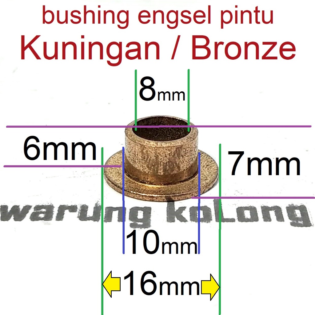 Jual Bushing Pen Engsel Pintu mobil Kijang Zebra Futura L300 Taft ...