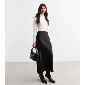ROUIE Zatta Skirt Satin Skirt Maxi Rok Satin Silk High Quality Rok Satin Duyung Size Lengkap S