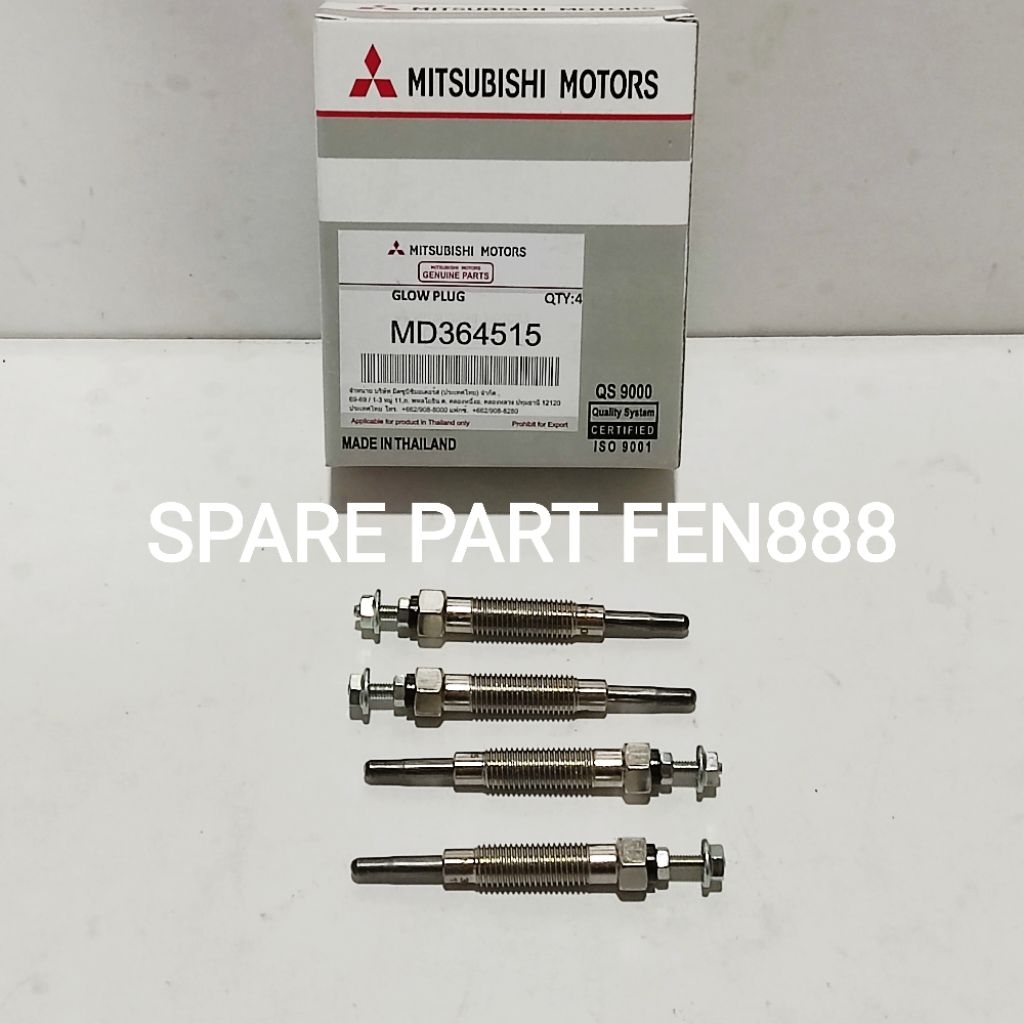Jual Busi Pemanas Pijar Glow Plug Heater 1Set/4Pc Mitsubishi L300 L200 ...