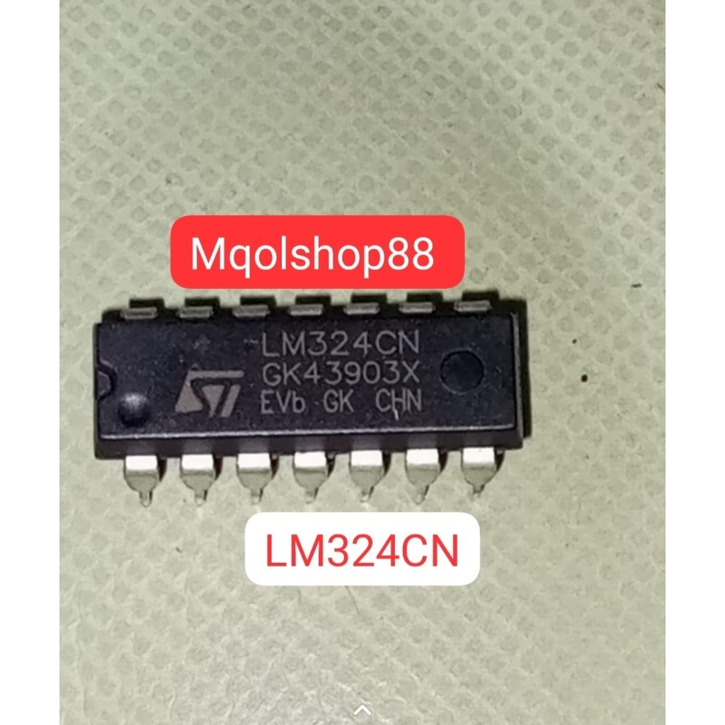 Jual IC LM 324N ORIGINAL LM324CN ST asli | Shopee Indonesia