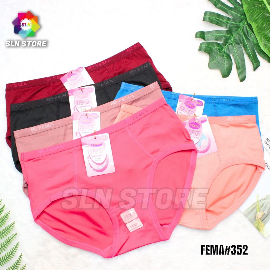 Jual 12PCS CELANA DALAM WANITA DEWASA FEMA 352 CD PEREMPUAN MOTIF 