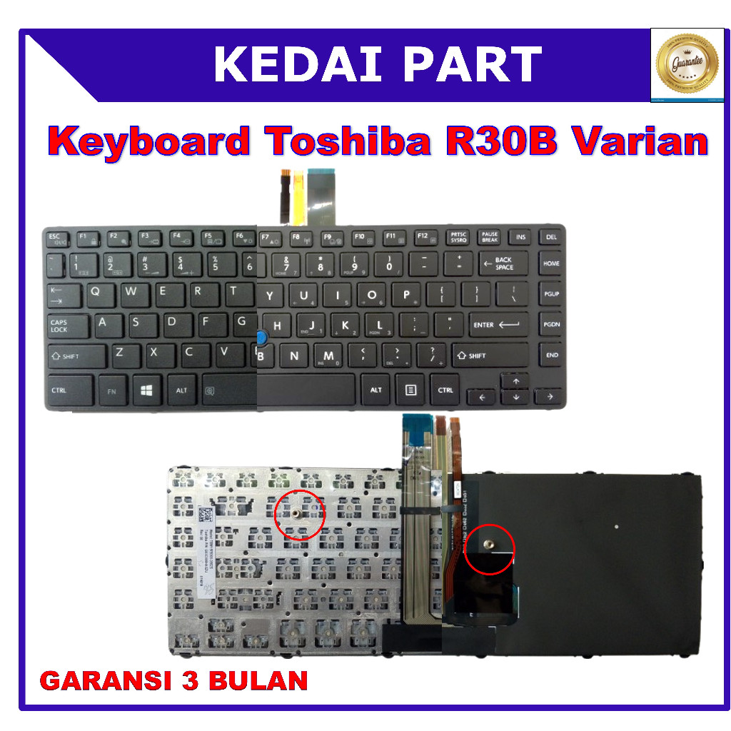 Jual Keyboard Toshiba Tecra R30B R30-B R30C R30-C A40C A40-C R40C R40-C ...