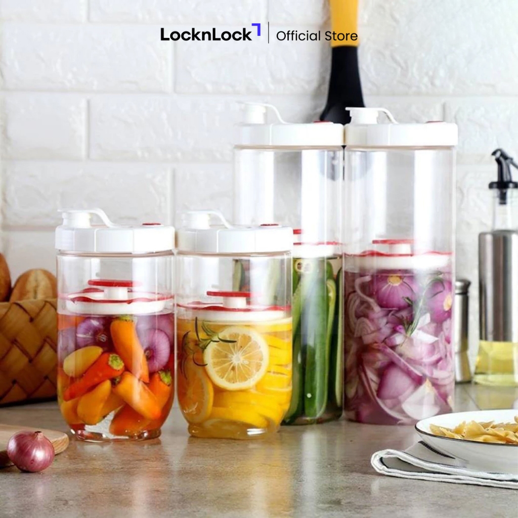 Jual LocknLock Interlock Press Bottle Red | Shopee Indonesia