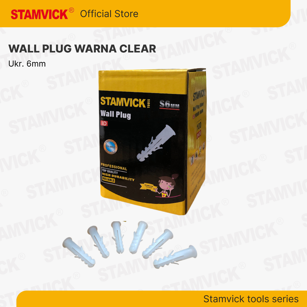 Jual [Tanpa Skrup] Stamvick Alat Tanam Pengait Sekrup Tembok Wall Plug ...