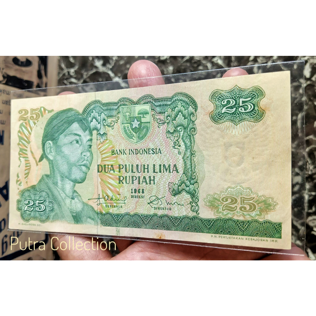Jual Uang 25 Rupiah Sudirman Tahun 1968 Gresss(V50) | Shopee Indonesia