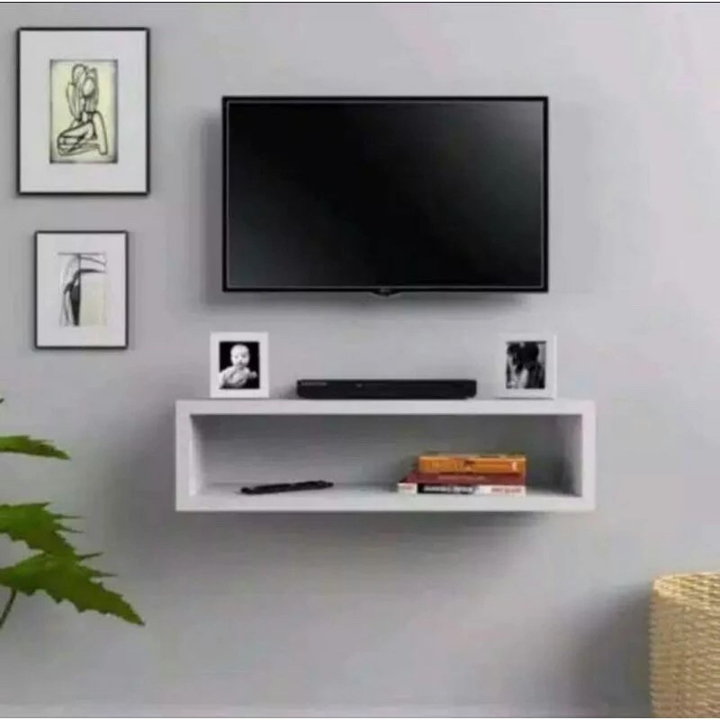 Jual Rak Dinding Persegi Panjang Rak Dinding TV Aesthetic Minimalis ...