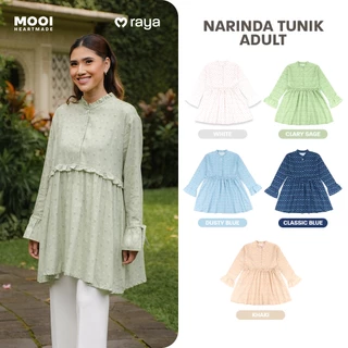 Mooi Tunik Wanita Atasan Wanita Raya Collection Narinda Tunic