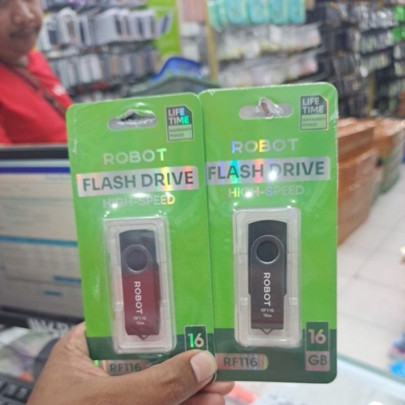 Jual FLASHDISK ORIGINAL ROBOT 16GB 2.0 BERGARANSI RESMI | Shopee Indonesia