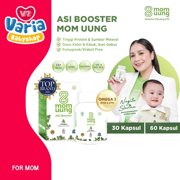 Jual Mom Uung Asi Boster isi 30 & 60 Kapsul / Asi Booster Mom Uung