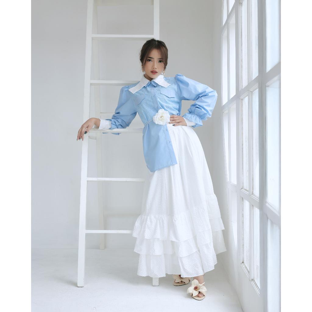 Gaudi Ltd. Harmony - Maxi Rok Casual Wanita Ravenna Skirt