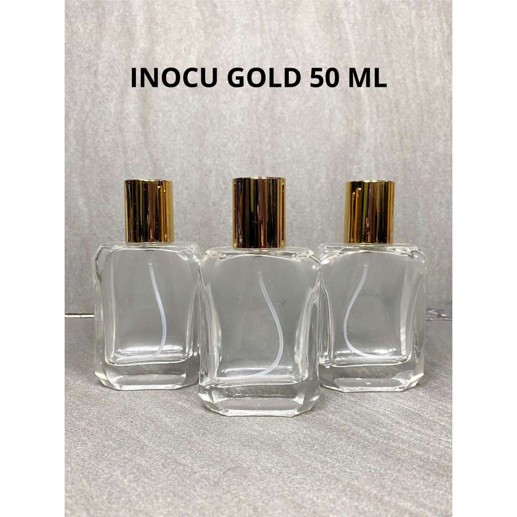 Jual Botol Parfum Inocu Gold 50 ml | Shopee Indonesia
