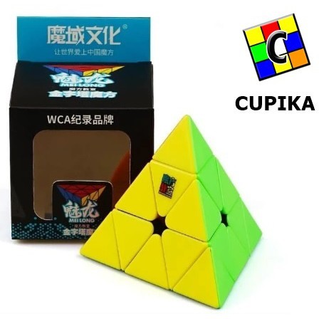 Jual Cube Pyraminx MoYu Meilong Pyraminx MFJS Stickerless Original ...