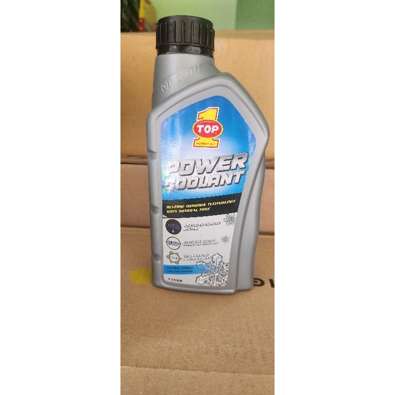 Jual AIR RADIATOR TOP 1 POWER COOLANT BLUE 1L | Shopee Indonesia
